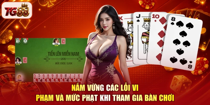 Nắm vững các lỗi vi phạm và mức phạt khi tham gia bàn chơi